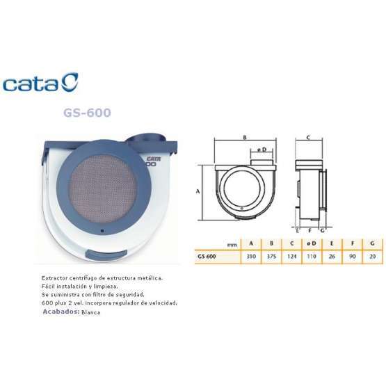 Extractor cocina Cata GS 600