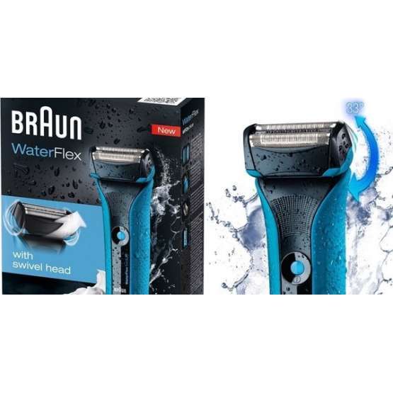 Afeitadora Braun WATERFLEX BLUE