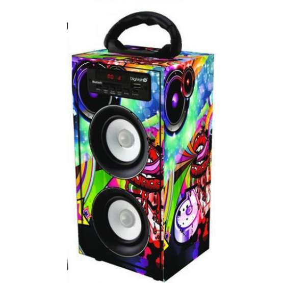 Altavoz Bluetooth Madera Graffitis