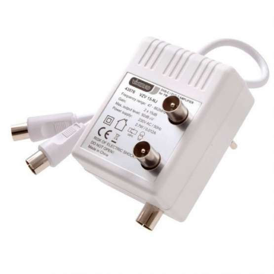 Amplificador de antena Vivanco 1X2 43076