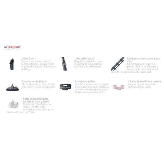 Aspirador multiciclonico sin bolsa Polti MCV20