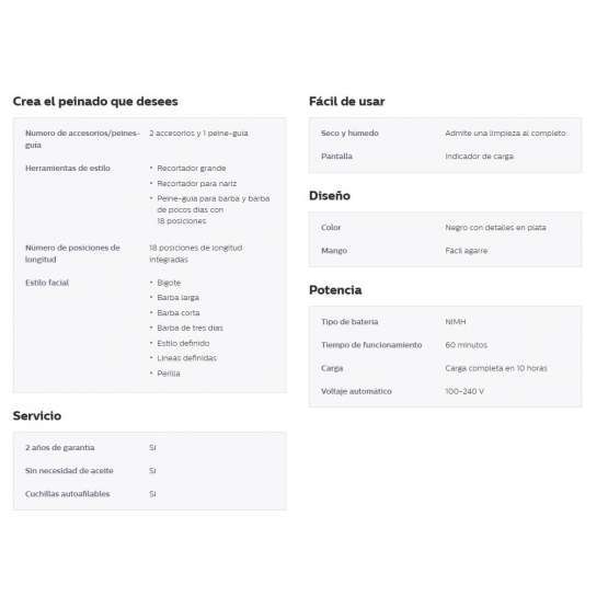 Barbero Philips QG3320/15