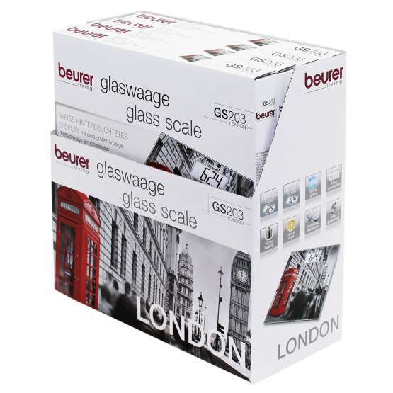 Báscula de baño Beurer GS 203 London