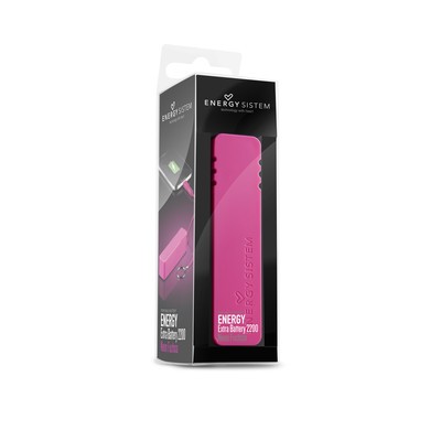 Batería Externa Power Bank Neon Fucsia