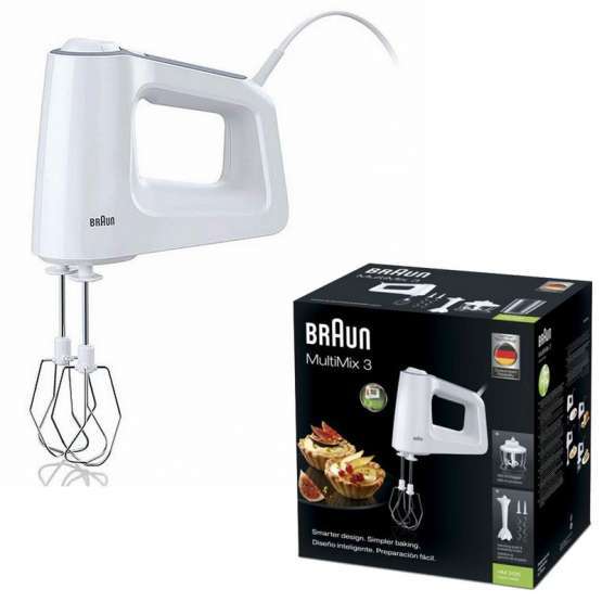 Batidora de varilla Braun MultiMix 3 HM 3100 WH