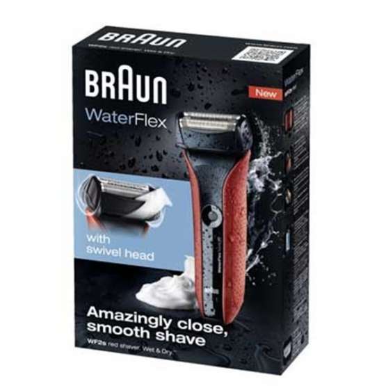 Afeitadora Braun WATERFLEX RED