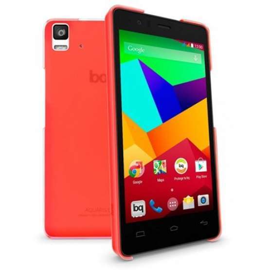 Carcasa BQ Aquaris E5 4G LTE Coral Cristal Case