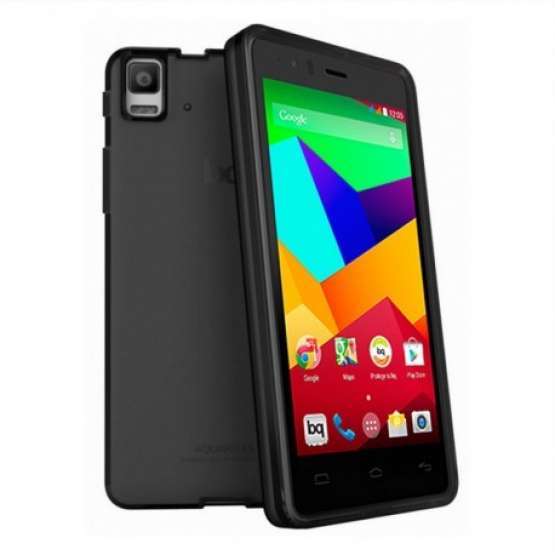 Carcasa Silicona BQ Aquaris E5 4G LTE Black Gummie Cover