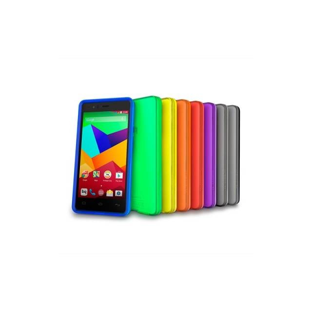 Carcasa Silicona BQ Aquaris E5 4G LTE Black Gummie Cover