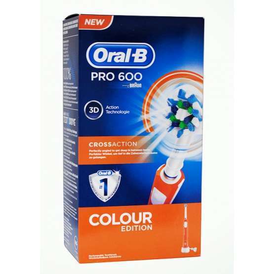 Cepillo dental Braun PRO600  Cross Action Naranja