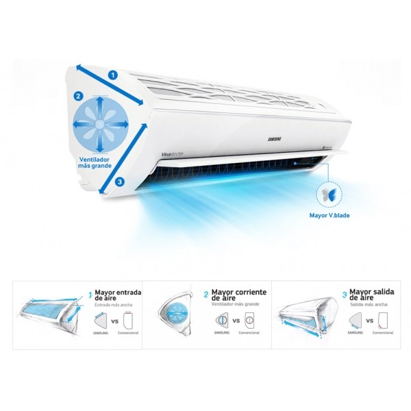 CONJUNTO A.A. FH5009 SAMSUNG INVERTER