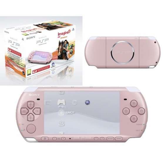 CONSOLA SONY PSP 3000 Imagina Ser Amazona ROSA