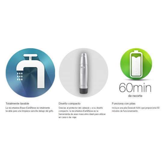 Cortapelos facial Braun EN10