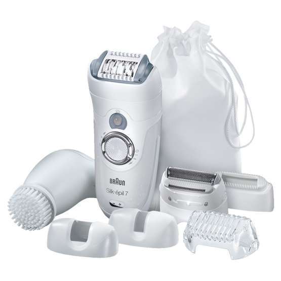 Depiladora Braun 7569 + Cepillo Exfoliante Olay