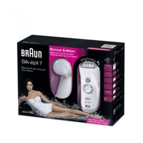 Depiladora Braun 7569 + Cepillo Exfoliante Olay