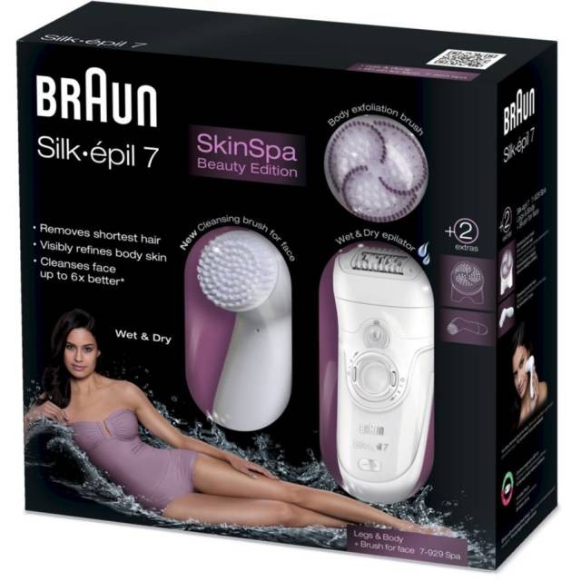 Depiladora Braun 7979+ Cepillo Exfoliante