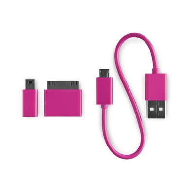 Batería Externa Power Bank Neon Fucsia