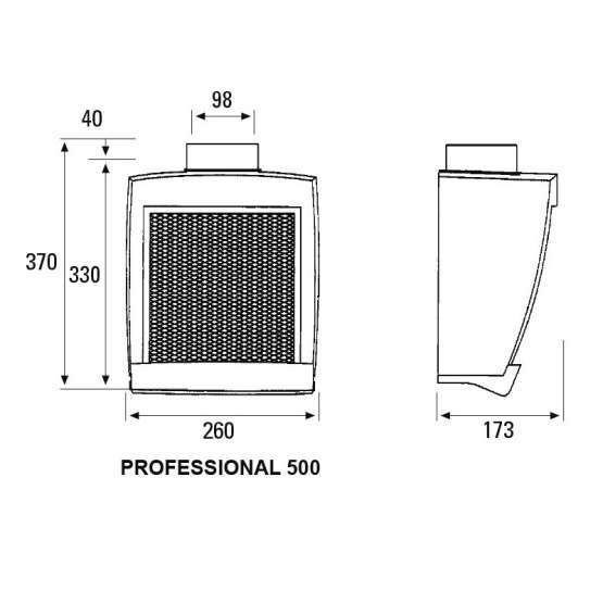 Extractor cocina Cata PROFESSIONAL 500