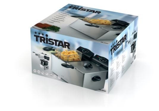 Freidora Tristar FR-6931 doble 2 x 3litros inox