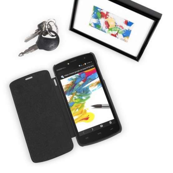 Funda con Tapa Trasera Energy para PHONE MAX Negro