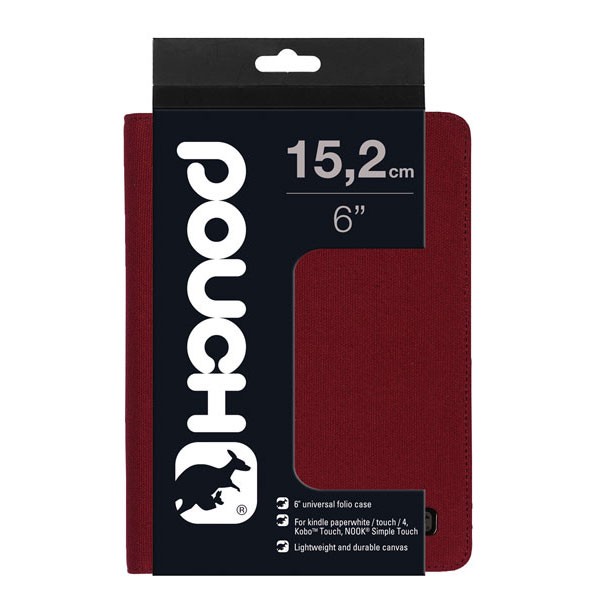 Funda POUCH CF6BG Folio ebook 6 roja