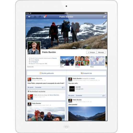 Ipad retina 9.7' wifi 16Gb blanco