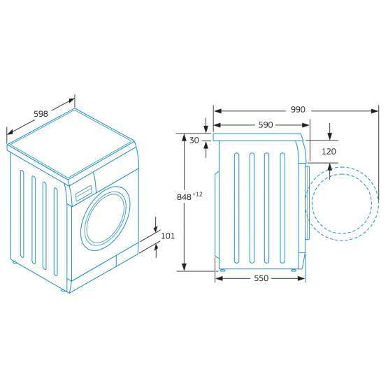 Lavadora Carga Frontal Balay 3TS873B
