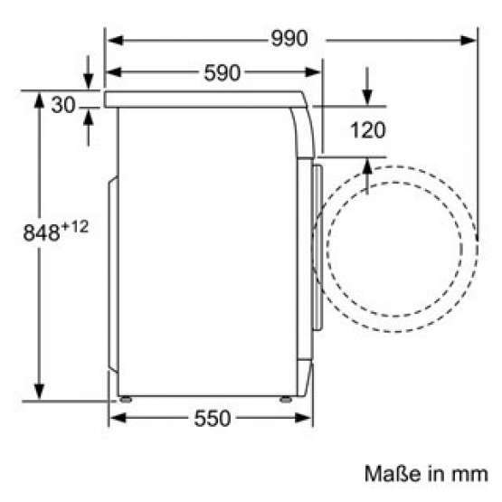 Lavadora frontal BALAY 3TS70121A