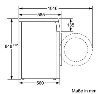 Lavadora frontal Balay 3TS883A 8 kg