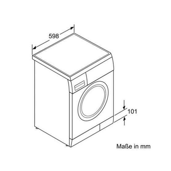 Lavadora frontal Bosch WAE2447PEE 7kg