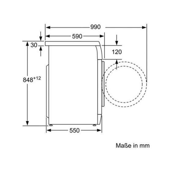 Lavadora frontal Bosch WAE2447PEE 7kg
