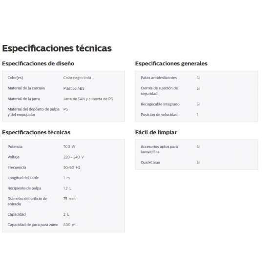 Licuadora Philips HR1855/70