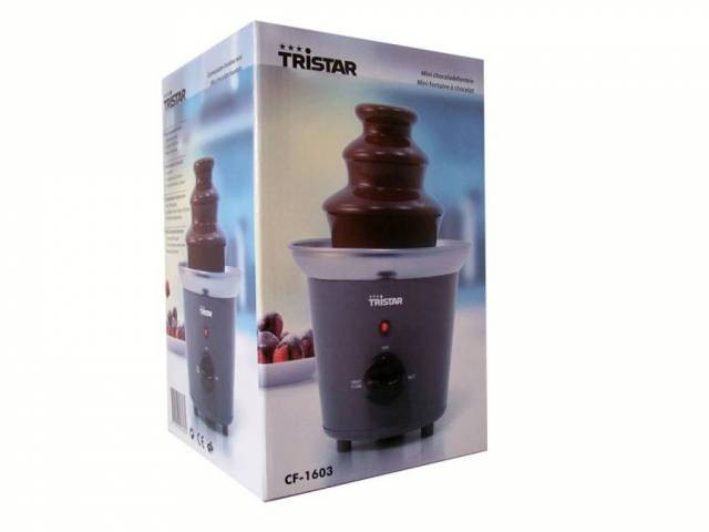 Mini fundidora de chocolate en inox Tristar CF1603