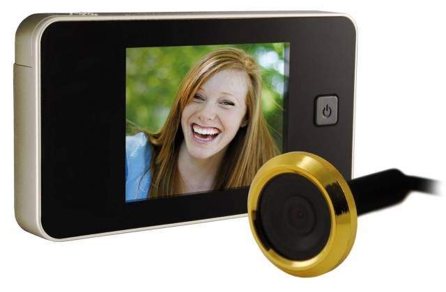 Mirilla digital de puerta Exitec 752CROMO