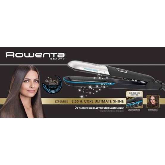 Plancha de pelo Rowenta LISS & CURL ULTIMATE SHINE