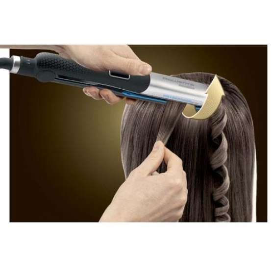 Plancha de pelo Rowenta LISS & CURL ULTIMATE SHINE