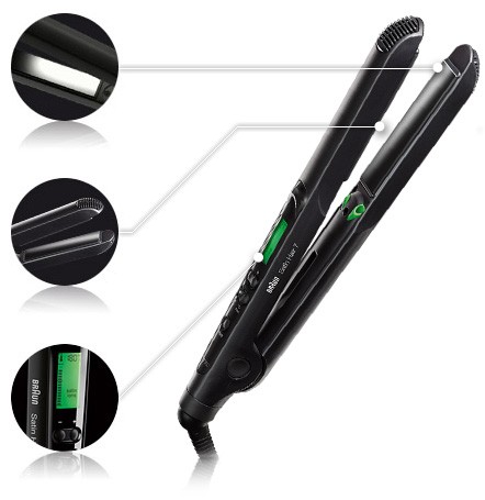Braun Satin Hair ST 730 nanoglide| Plancha de pelo braun ST 730 |  Electrodomesta