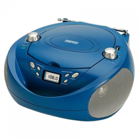 Radio CD Daewo DBU37 Azul