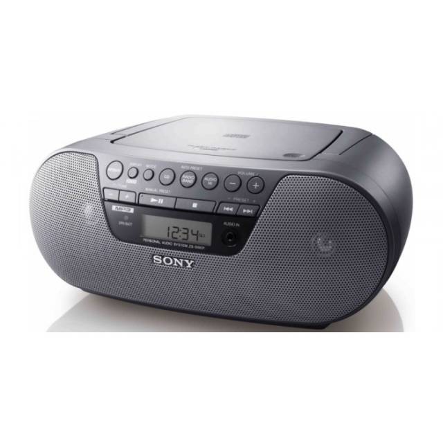 Radio CD ZSS10CPCED SONY compacto PLATEADO