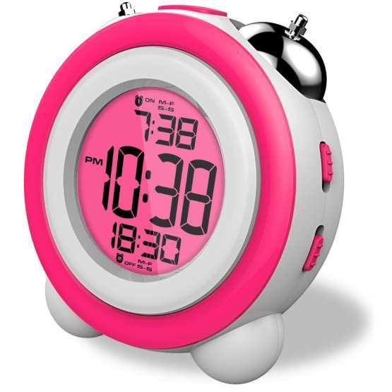 Reloj despertador Daewoo DCD220 Rosa