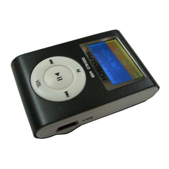 Reproductor Mp3  DEDALO 4 gb Negro