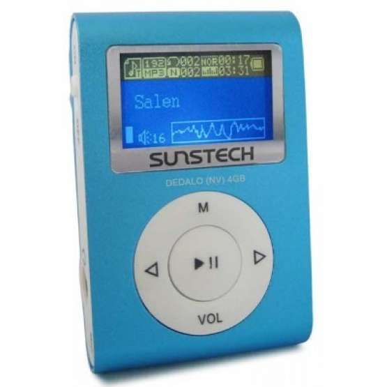 Reproductor Mp3 SUSNSTECH DEDALO 4 gb Azul