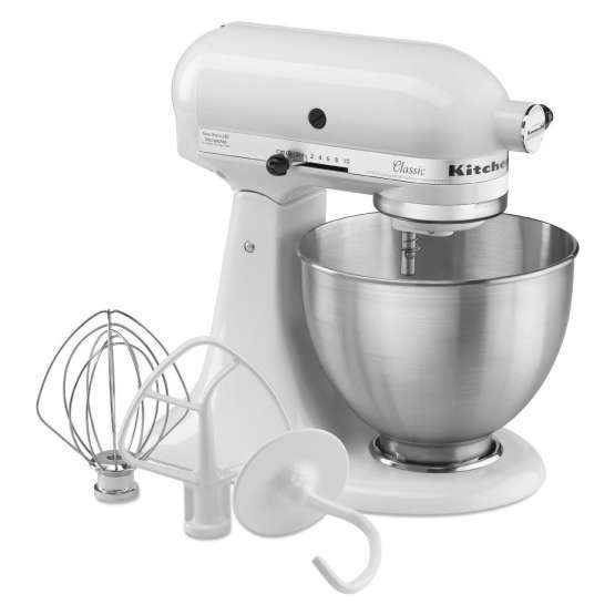 Batidora amasadora Kitchenaid Classic Blanco