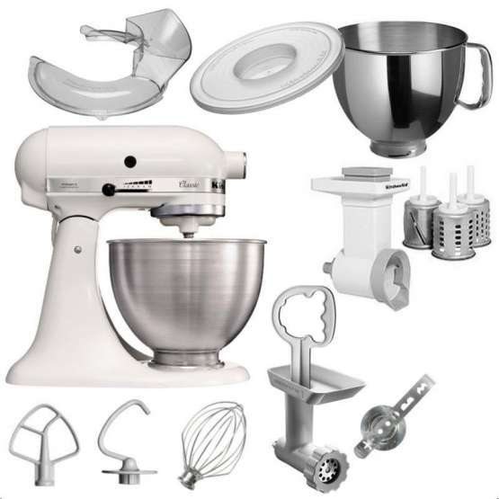 Batidora amasadora Kitchenaid Classic Blanco