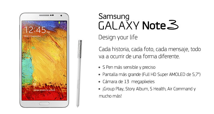 Samsung GALAXY NOTE III  BLANCO
