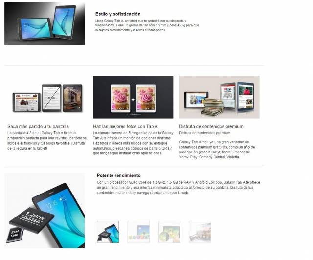 Tablet Digital Samsung Galaxy Tab A