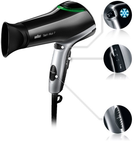 Braun Satin Hair 7 HD730 | Comprar | Tienda on line secador de pelo |  Electrodomesta