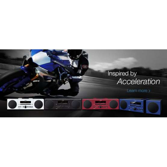 Sistema Hifi Yamaha MCRB043 Rojo