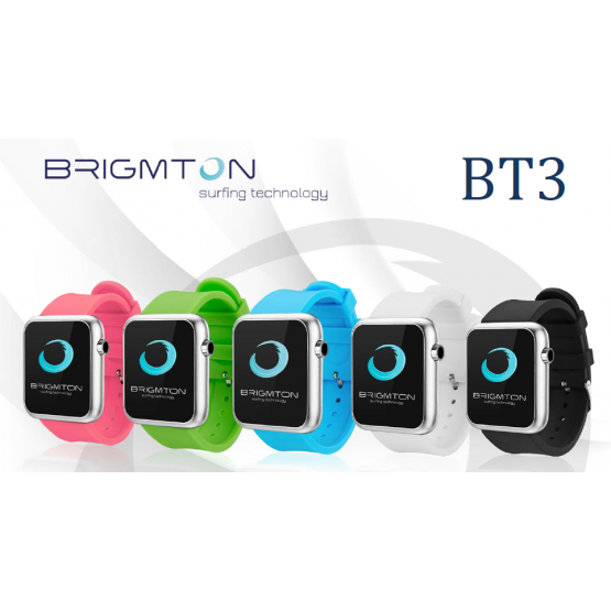Smartwatch Brigmton BWATCH BT3 blanco