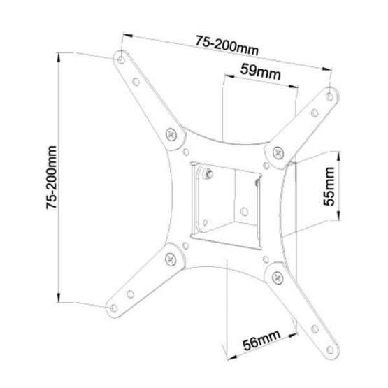 Soporte TV Vivanco WT 3225